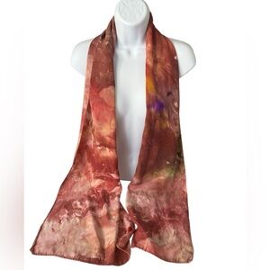 Elegant Multicolor Silk Scarf